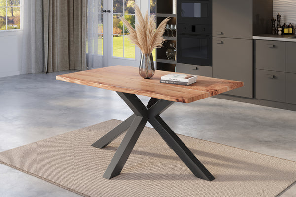 #naturfarben #120x80 #spider-gestellschwarz