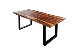 #sheeshamnaturfarbenlackiert #180x90 #u-gestellschwarz