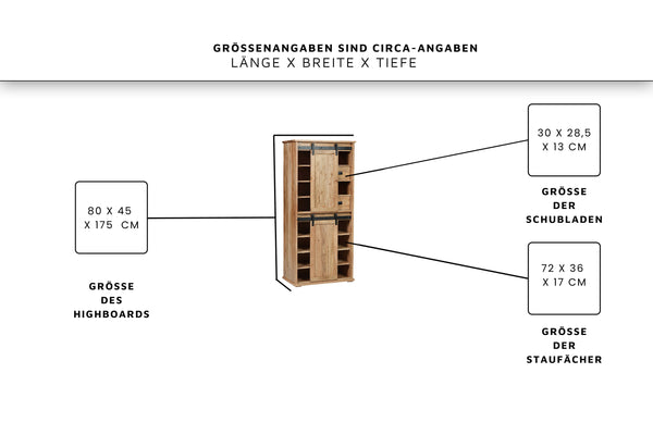 #80cm #highboard