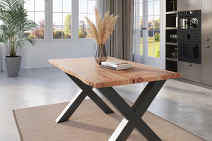 #naturfarben #140x80 #x-gestellschwarz