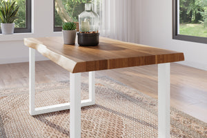 #akazienaturfarben #120x80 #u-gestellweiß