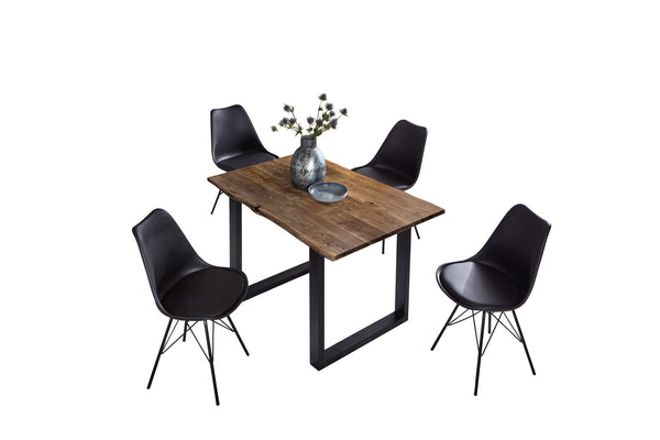 #nussbaumfarben #100x70 #u-gestellschwarz