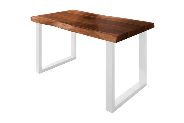 #akazienussbaumfarben #120x80 #u-gestellweiß