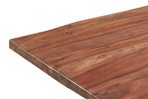 #sheeshamteakfarben #220x100 #x-gestellschwarz