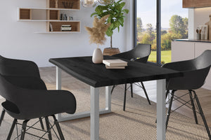 #holzgrau-optik #160x85 #u-gestellsilber