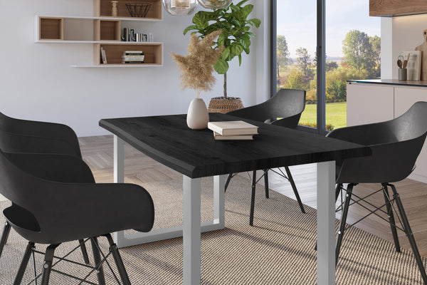 #holzgrau-optik #160x85 #u-gestellsilber