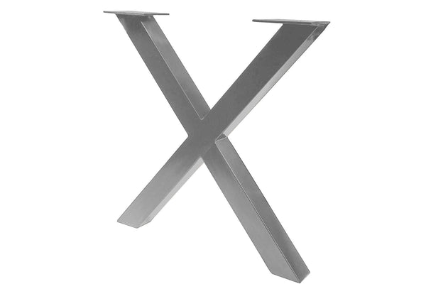#nussbaumfarben #240x100 #x-gestellsilber