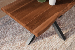 #akazienussbaumfarben #140x80 #spider-gestellschwarz