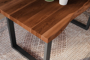 #akazienussbaumfarben #160x85 #u-gestellschwarz