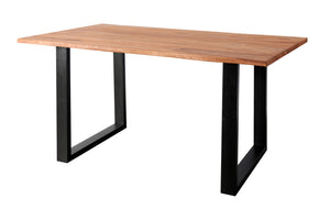 #sheeshamteakfarben #160x85 #u-gestellschwarz