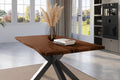 #nussbaumfarben #120x80 #spider-gestellschwarz
