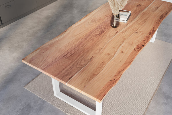 #naturfarben #280x100 #u-gestellweiß