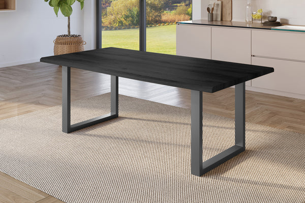 #holzgrau-optik #220x100 #u-gestellschwarz