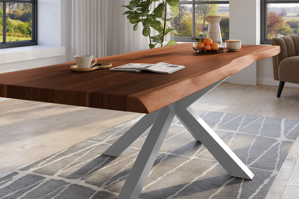 #nussbaumfarben #280x110 #spider-gestellsilber