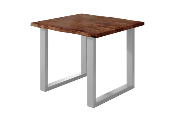 #nussbaumfarben #80x80 #u-gestellsilber