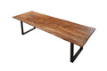 #sheeshamteakfarben #280x100 #u-gestellschwarz