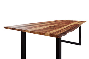 #naturfarbenlackiert #220x100 #u-gestellschwarz