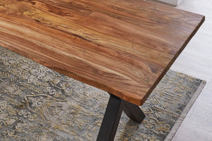 #sheeshamteakfarben #240x100 #x-gestellschwarz