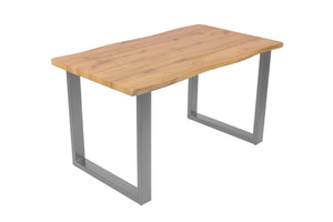 #wildeichenfarben #140x80 #u-gestellsilber