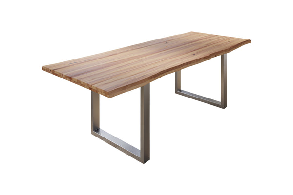 #naturfarben #220x100 #u-gestellsilber