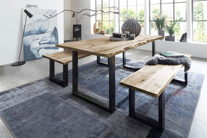 #naturfarben #220x100 #u-gestellschwarz