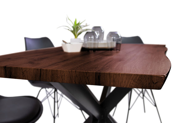 #nussbaumfarben #140x80 #spider-gestellschwarz