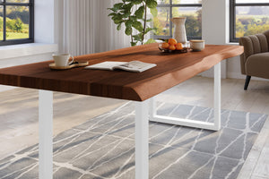 #nussbaumfarben #240x120 #u-gestellweiß