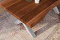 #akazienussbaumfarben #180x90 #x-gestellsilber