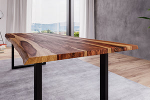 #sheeshamnaturfarbenlackiert #220x100 #u-gestellschwarz