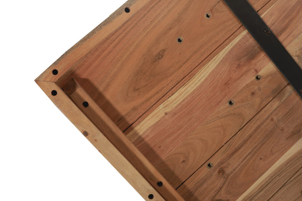 #akazienussbaumfarben #240x100 #u-gestellschwarz