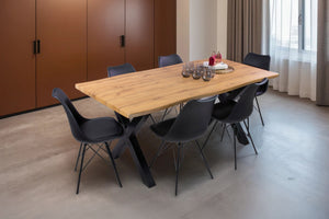 #wildeichenfarben #180x90 #x-gestellschwarz