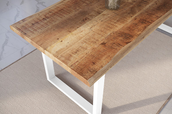 #mangoroughfarben #220x100 #u-gestellweiß
