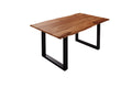 #teakfarben #160x85 #u-gestellschwarz