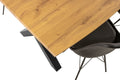 #wildeichenfarben #220x100 #x-gestellschwarz