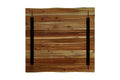 #akaziehonigfarben #75x75 #säulen-gestelleckigschwarz