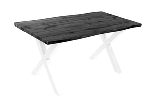 #graufarben #160x85 #x-gestellweiß