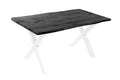 #graufarben #160x85 #x-gestellweiß