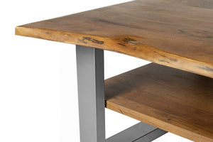 #akazienussbaumfarben #115x65 #u-gestellsilber