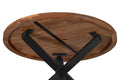 #nussbaumfarben #130cm #stern-gestellschwarz