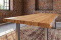 #naturfarben #200x100 #u-gestellsilber