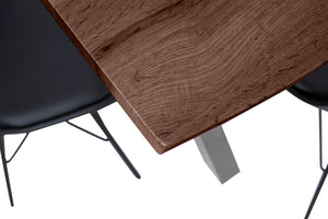 #nussbaumfarben #120x80 #x-gestellsilber