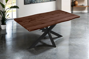 #nussbaumfarben #160x85 #spider-gestellschwarz