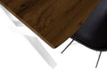 #nussbaumfarben #80x80 #x-gestellweiß