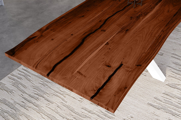 #nussbaumfarben #260x100 #spider-gestellweiß