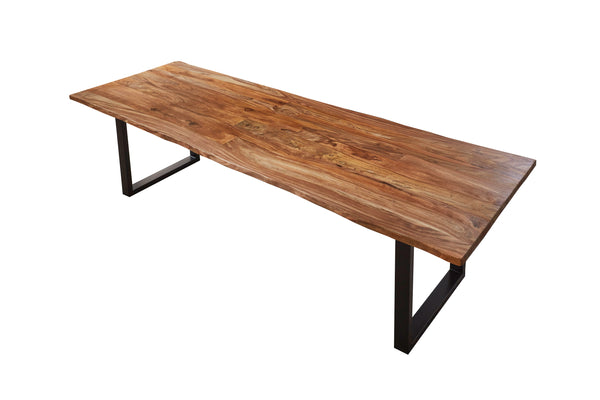#sheeshamteakfarben #240x100 #u-gestellschwarz