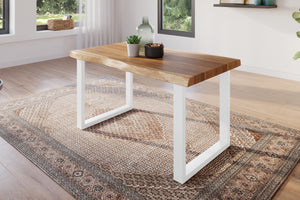 #akazienaturfarben #120x80 #u-gestellweiß