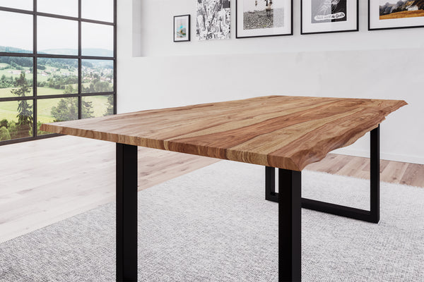 #naturfarben #180x90 #u-gestellschwarz