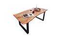 #naturfarben #220x100 #u-gestellschwarz