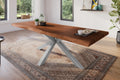#akazienussbaumfarben #260x100 #spider-gestellsilber