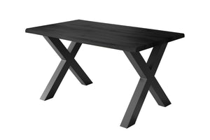 #holzgrau-optik #140x80 #x-gestellschwarz